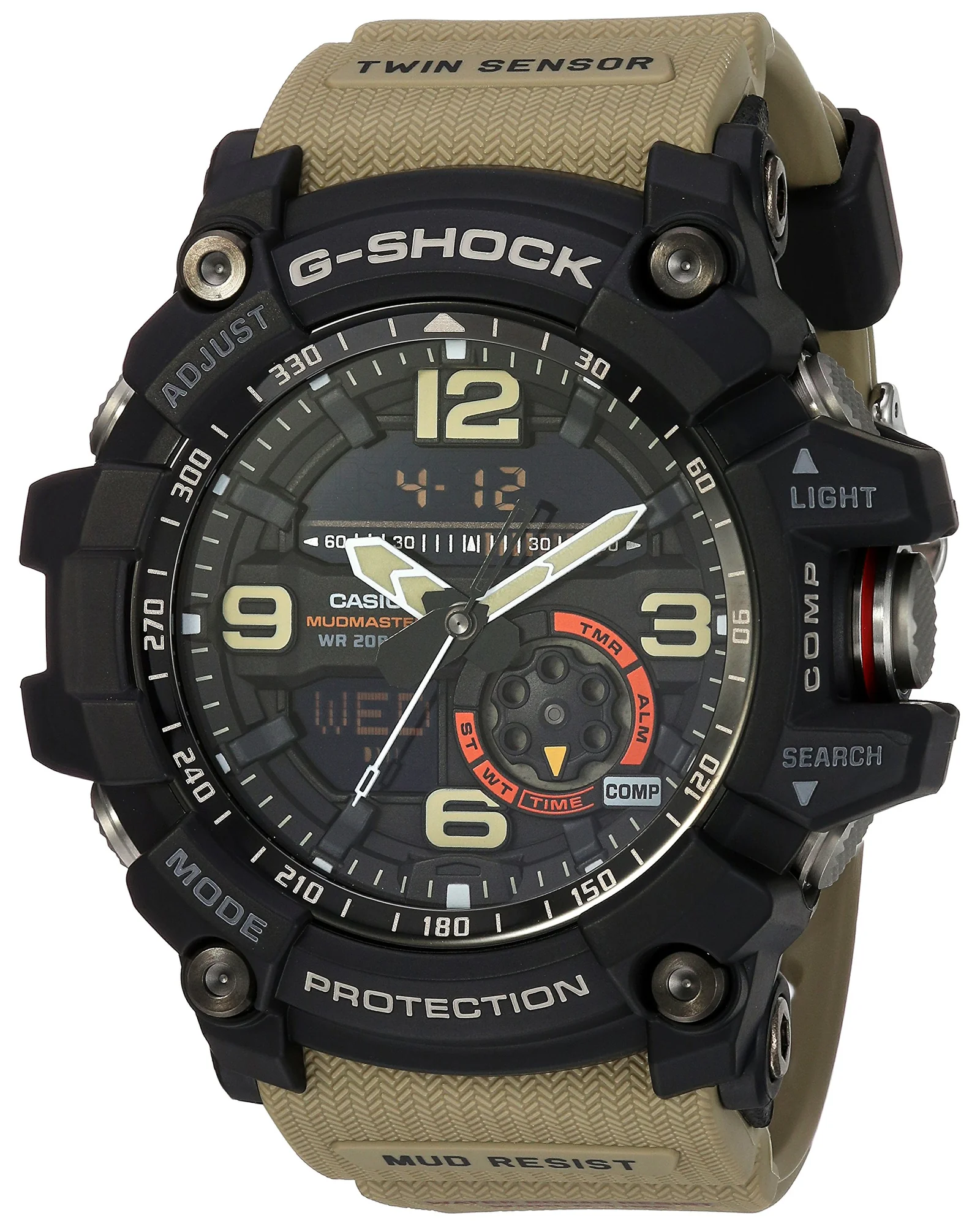 Casio G-Shock спортивные часы чёрные — 1