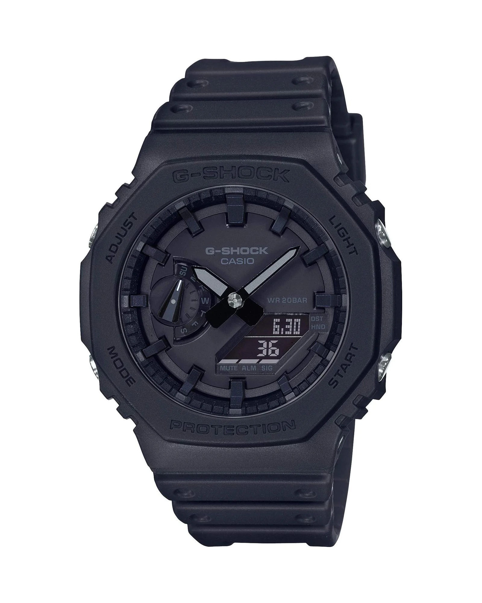 Часы G-Shock GA-2100 Series спортивные — черный