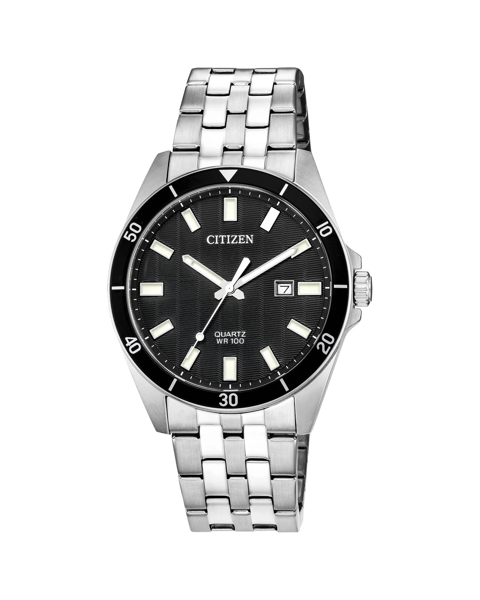 Citizen Quartz Мужские Часы Классические — серебристый