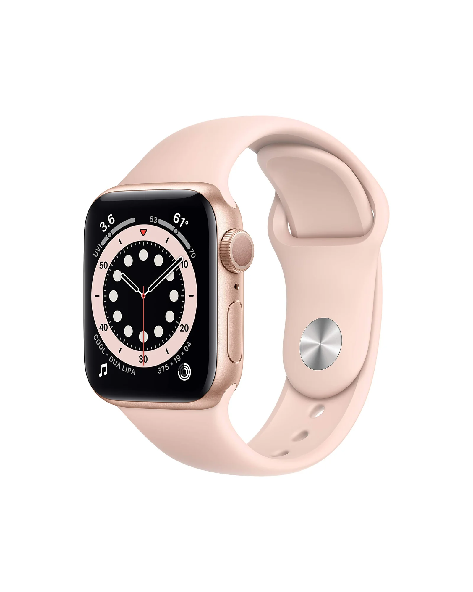 Apple Watch Series 6 GPS 40mm золотистые с браслетом — золотистый