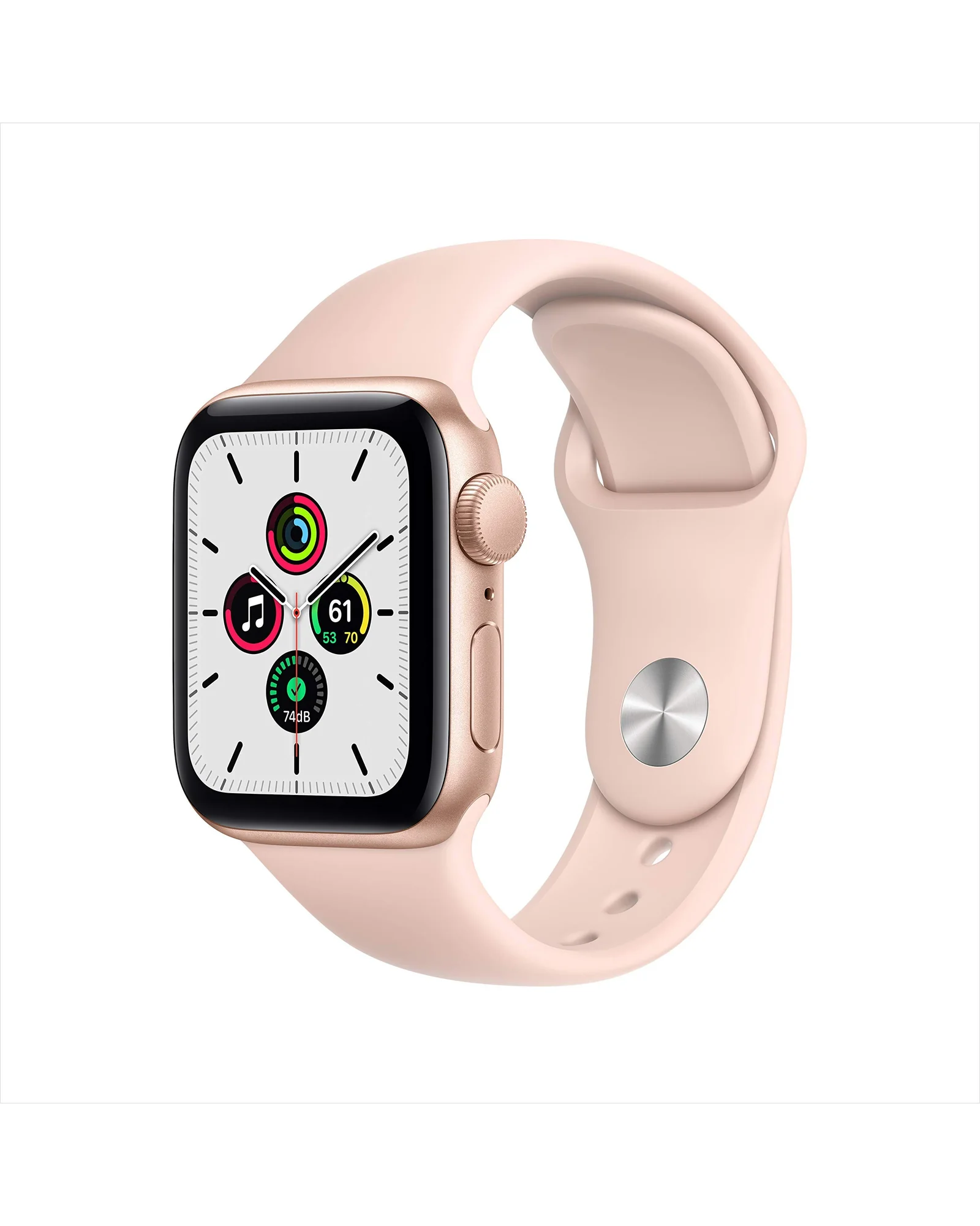 Apple Watch SE GPS 40 мм Gold Aluminum Pink Sand — золотистый