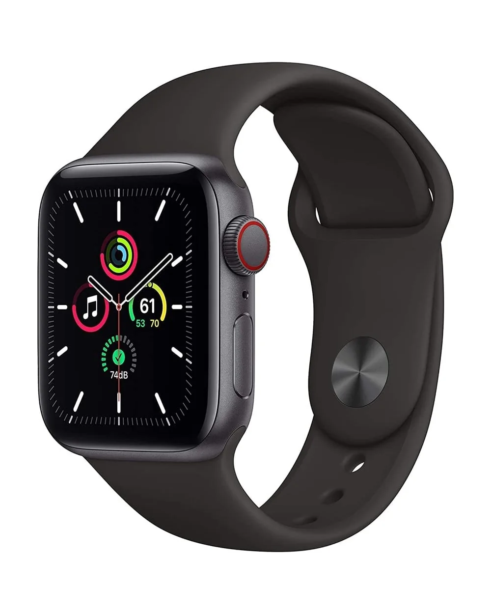 Apple Watch SE GPS 44 мм Space Gray Aluminum — черный