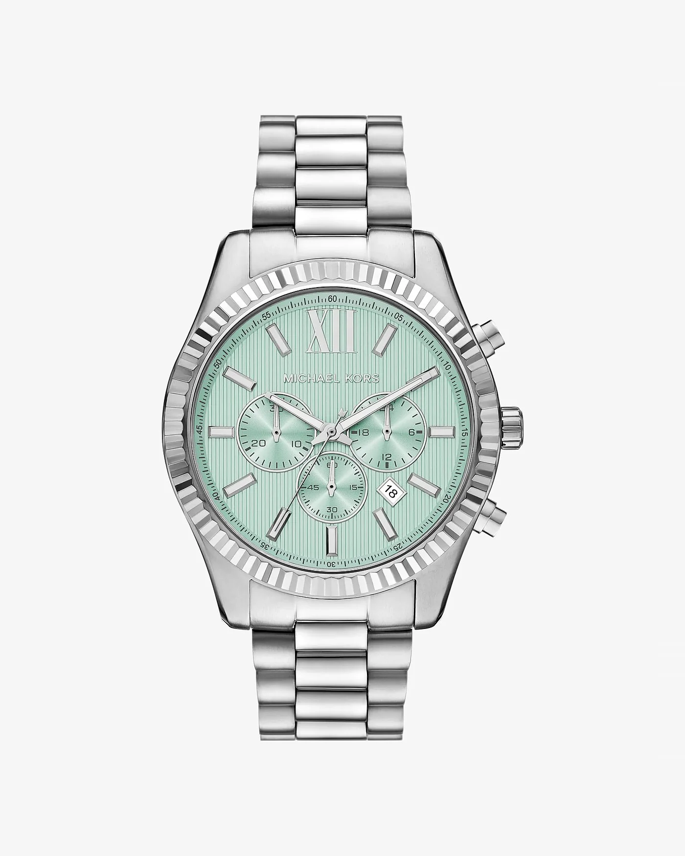 Женские часы Lexington oversized серебристого тона — 1
