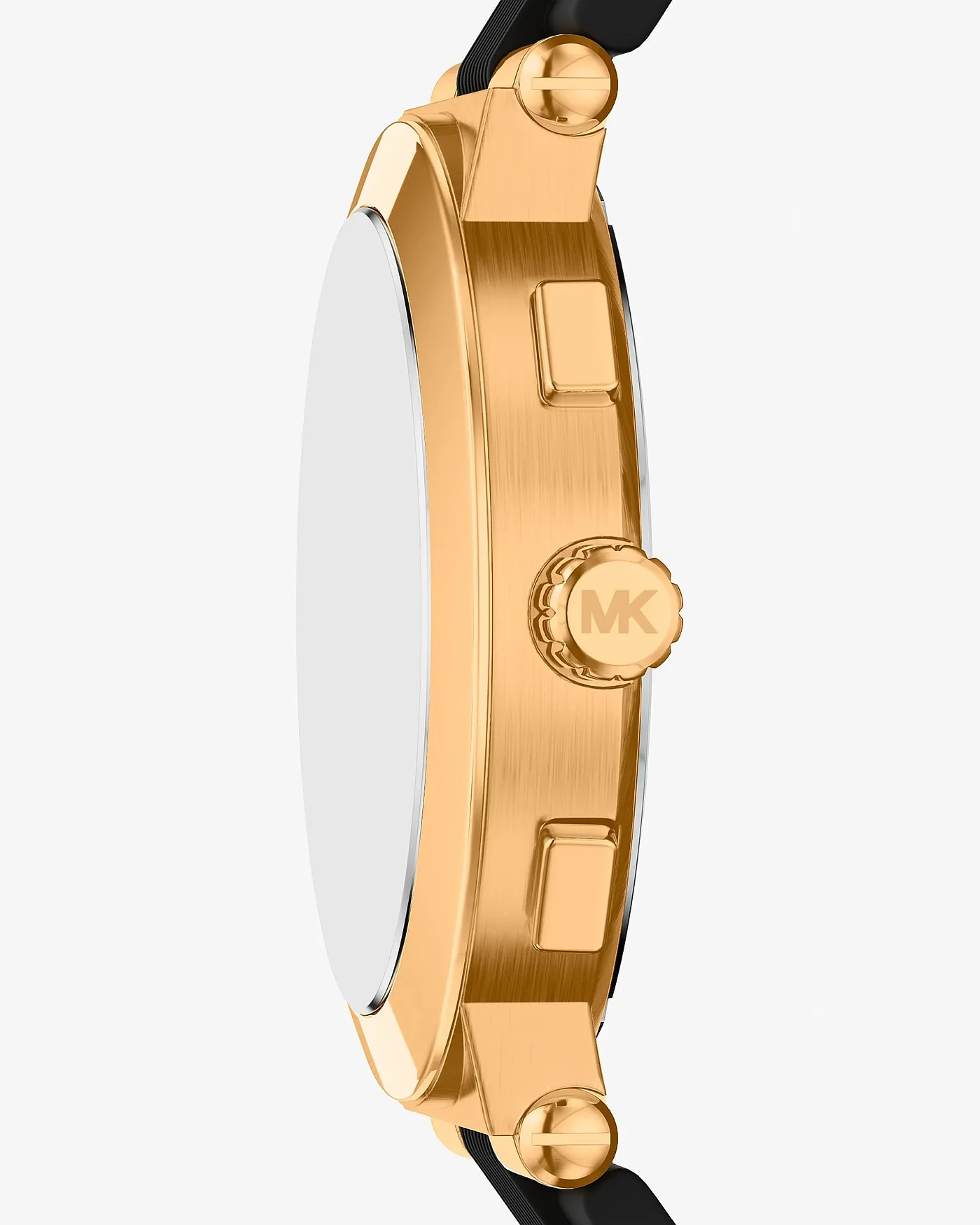 Часы Michael Kors Oversized Billie золотистого тона с силиконовым ремешком — 2