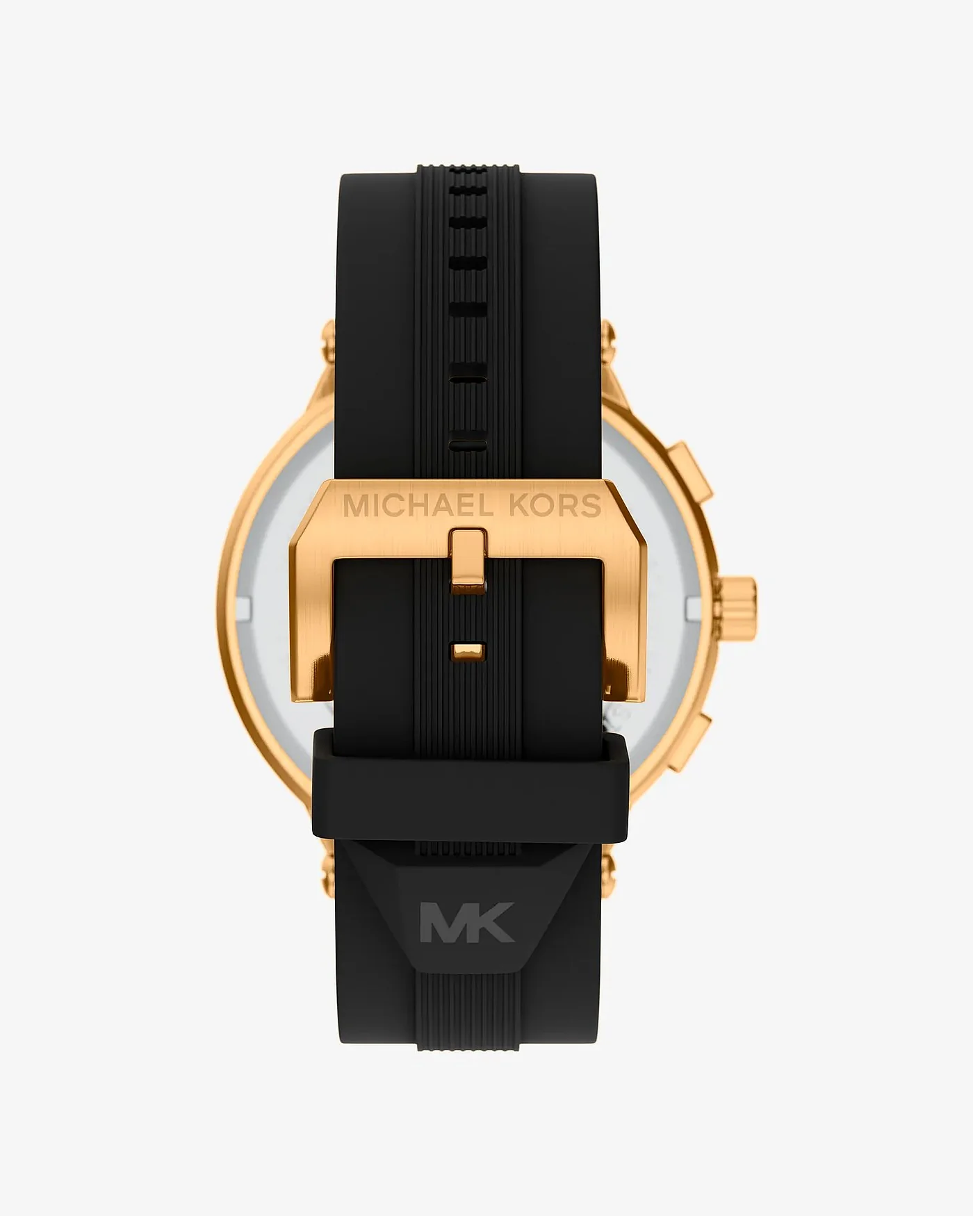 Часы Michael Kors Oversized Billie золотистого тона с силиконовым ремешком — 3
