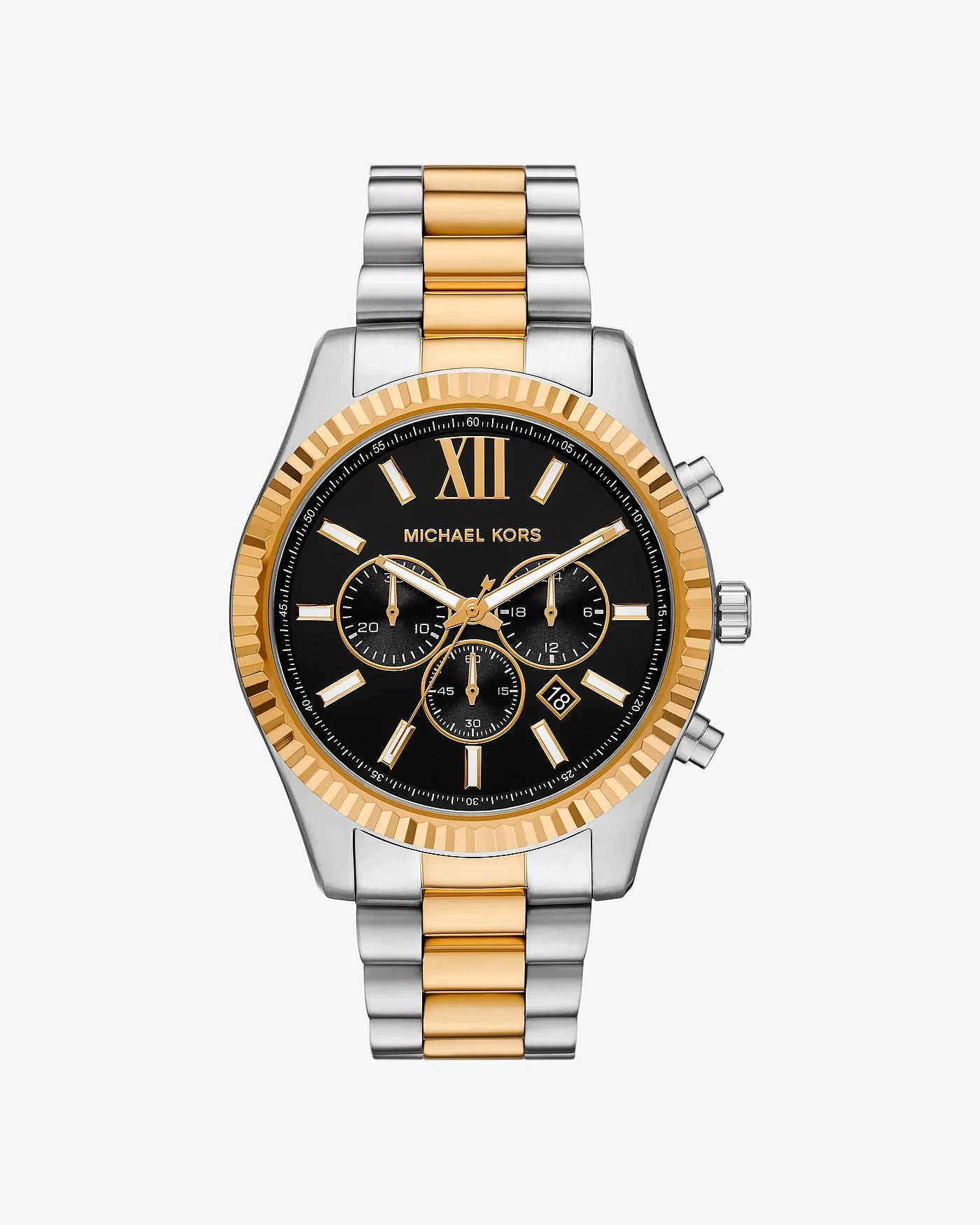 Michael Kors Oversized Lexington — мужские часы двухцветного тона — 1