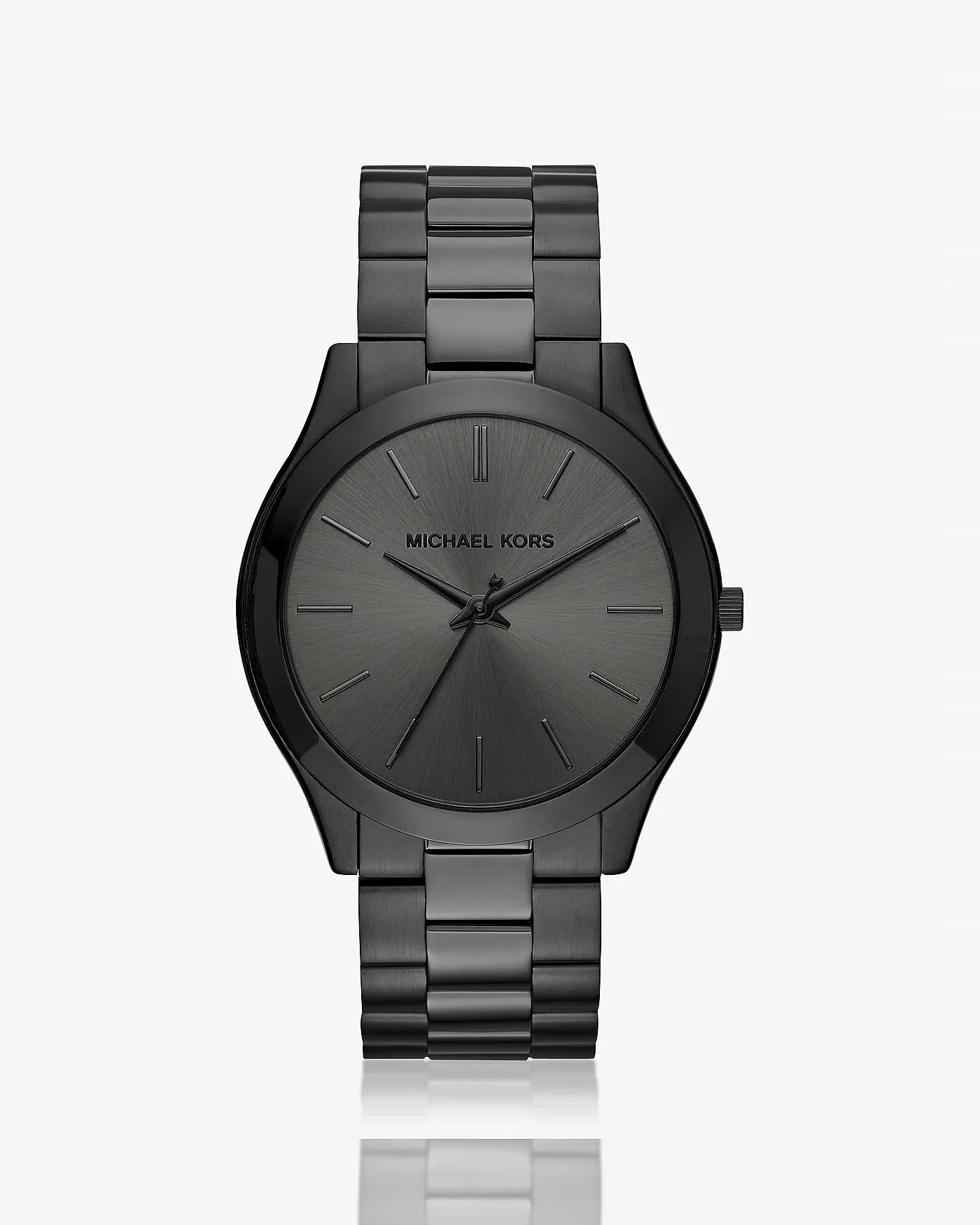 Мужские часы Michael Kors Slim Runway чёрные — 1