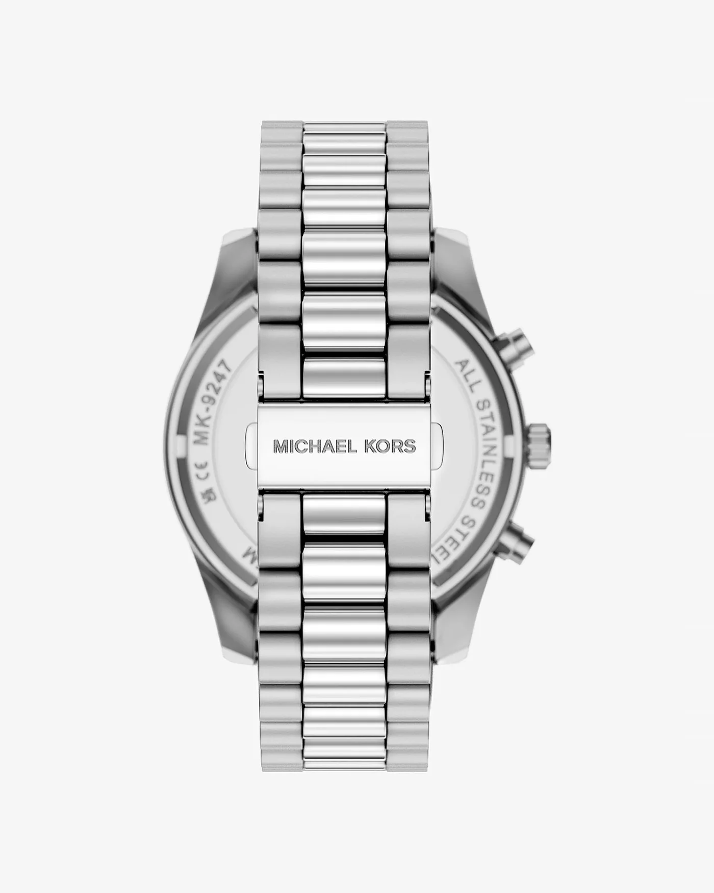 Часы Michael Kors Oversized Lexington серебристого тона — 3