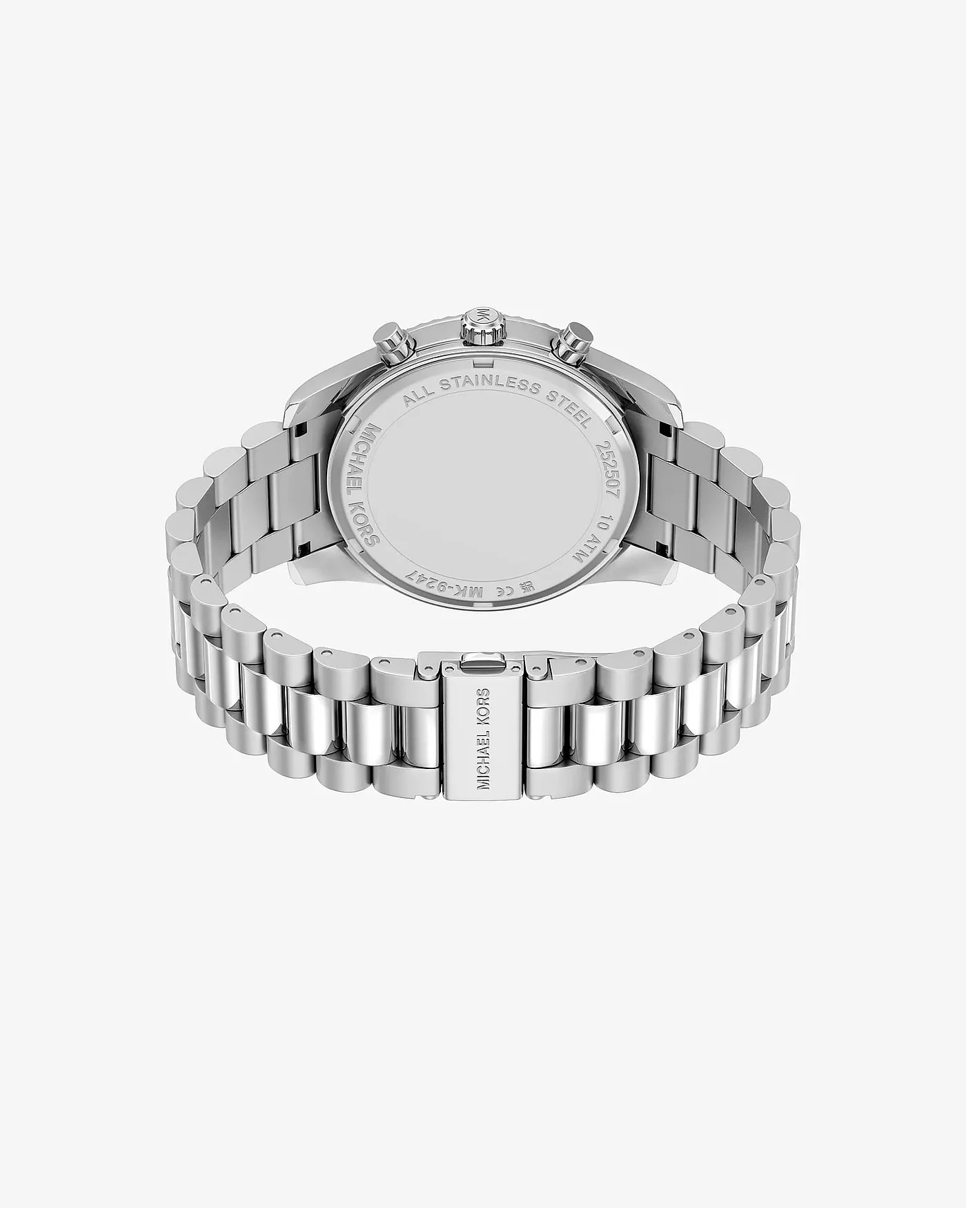 Часы Michael Kors Oversized Lexington серебристого тона — 4