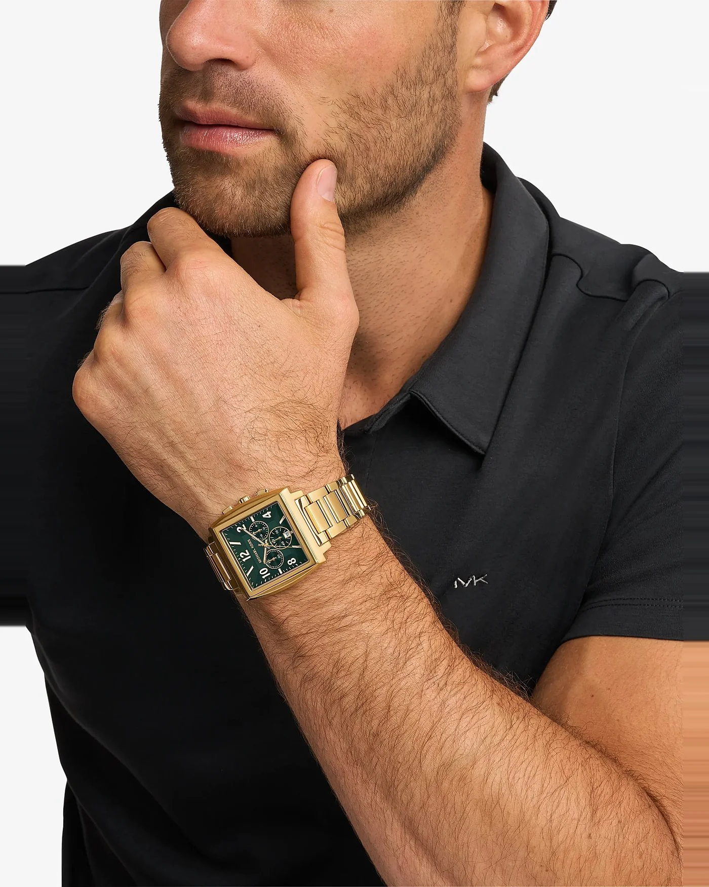 Часы Michael Kors Oversized Rhys золотистого тона — 5