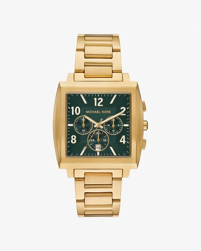 Часы Michael Kors Oversized Rhys золотистого тона
