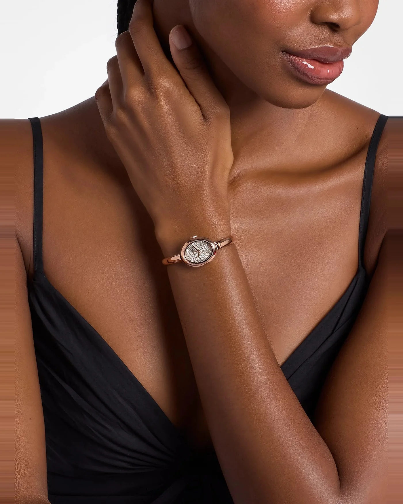 Женские часы-браслет Michael Kors Petite Maude цвета розового золота — 5