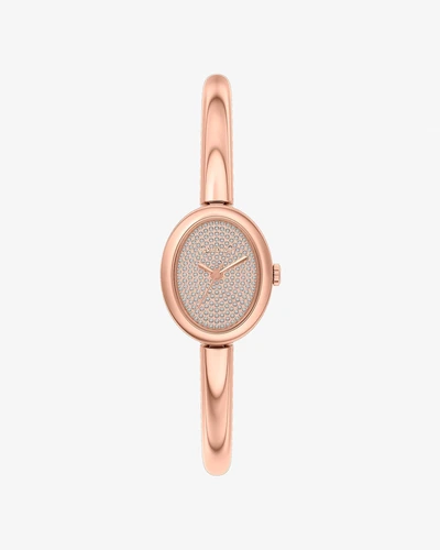 Женские часы-браслет Michael Kors Petite Maude цвета розового золота