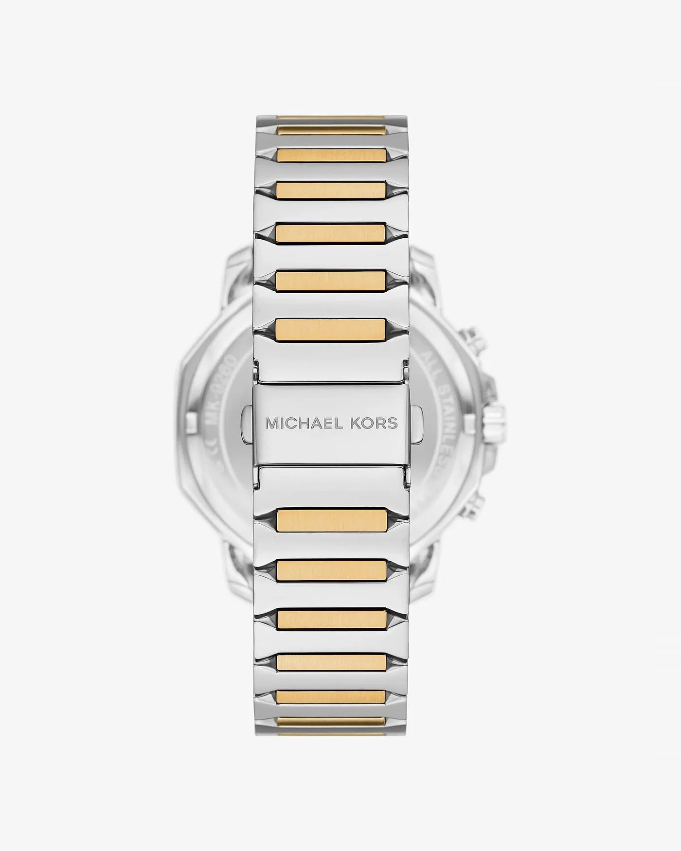Часы Michael Kors Oversized Prescott с двухцветным браслетом — 3