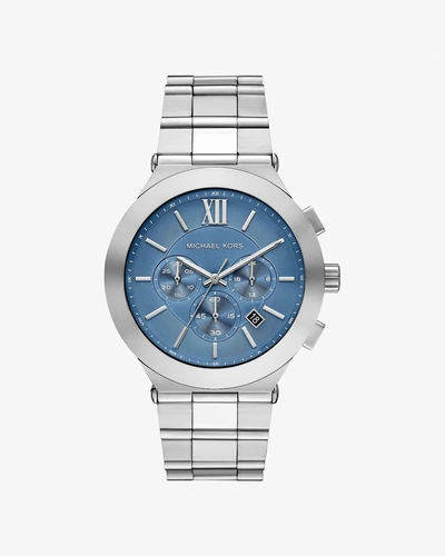 Часы Michael Kors Oversized Billie серебристого тона