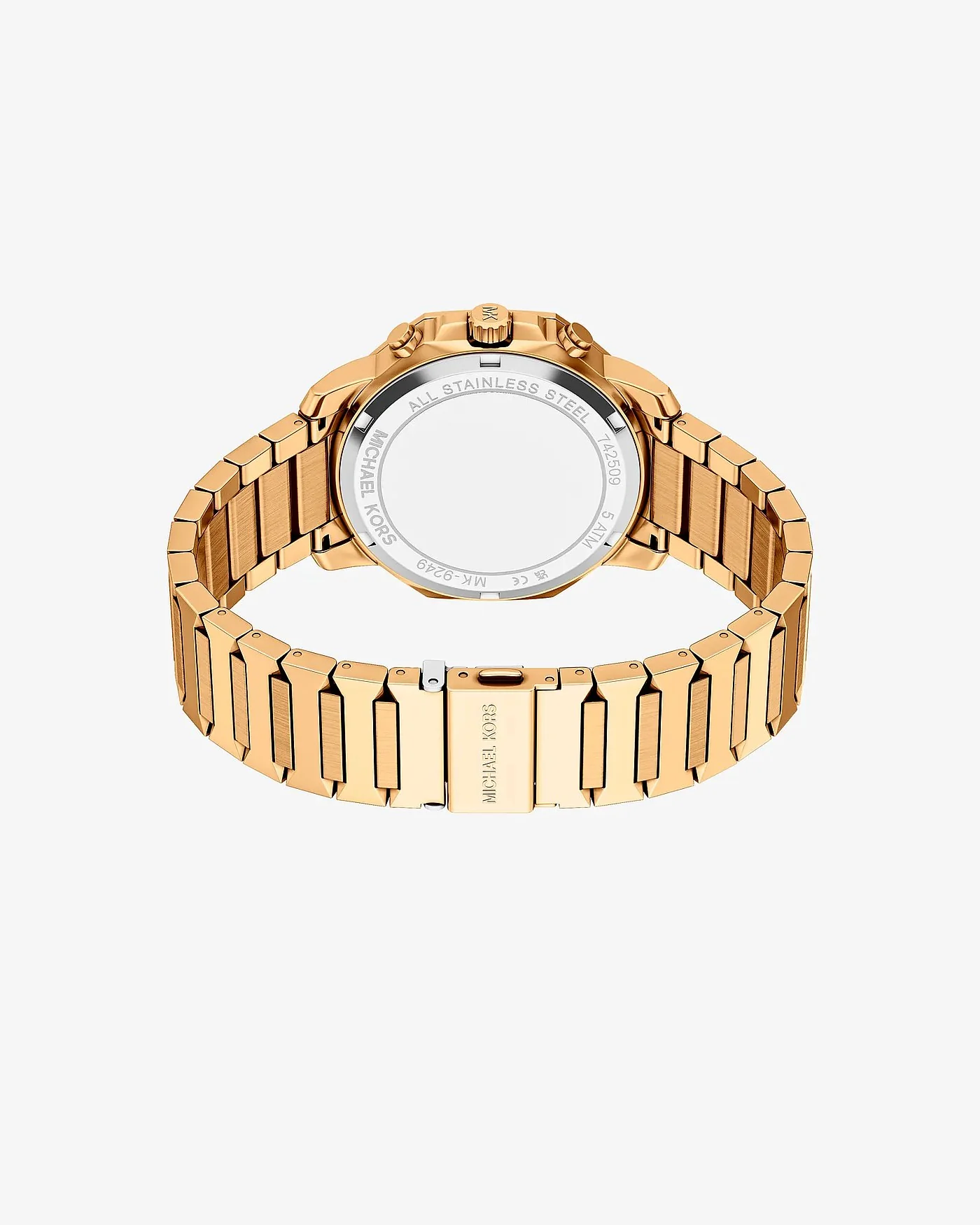 Часы Michael Kors Oversized Prescott золотистого тона — 4