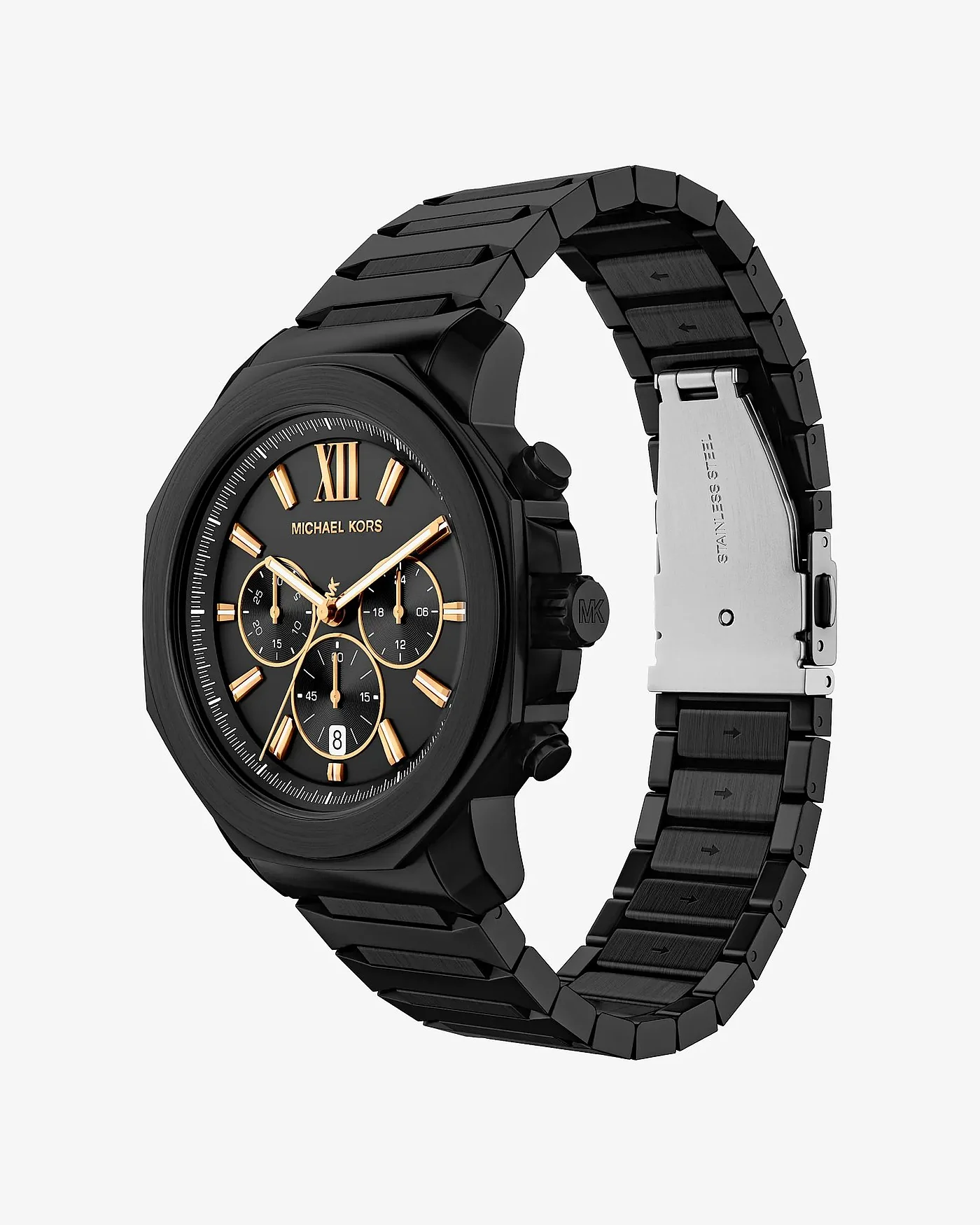 Часы Michael Kors Oversized Prescott чёрного тона — 5