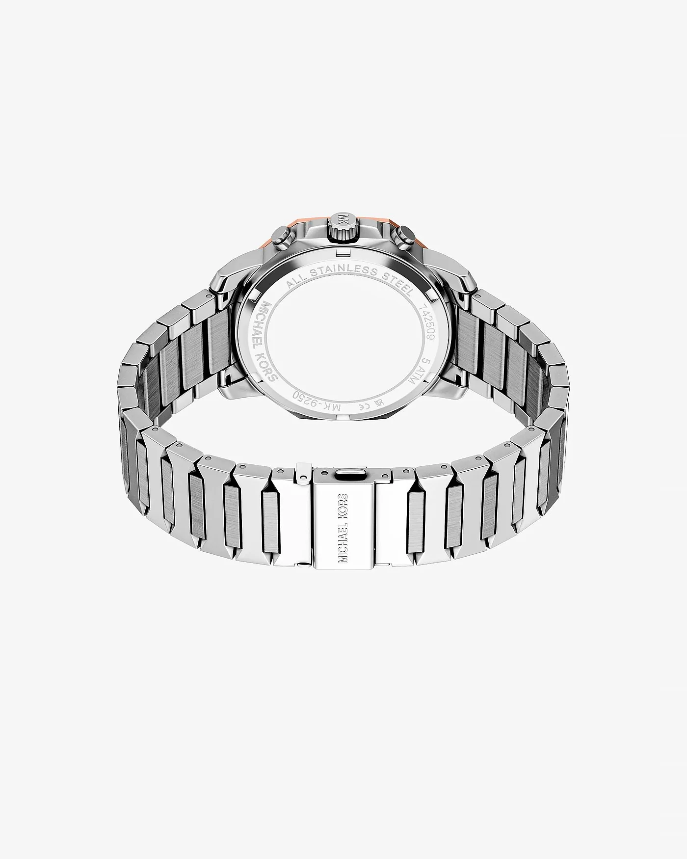 Часы Michael Kors Oversized Prescott двухцветные — 4