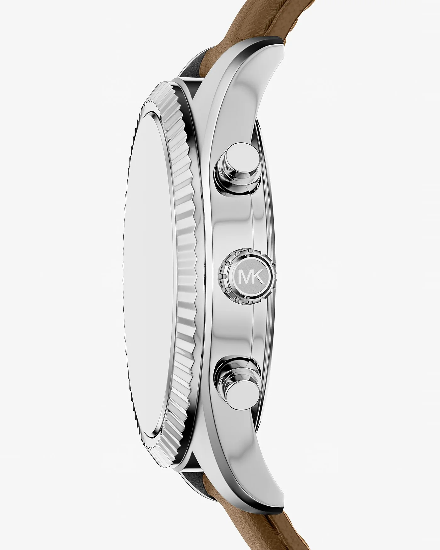 Часы Michael Kors Oversized Lexington с кожаным ремешком — 2
