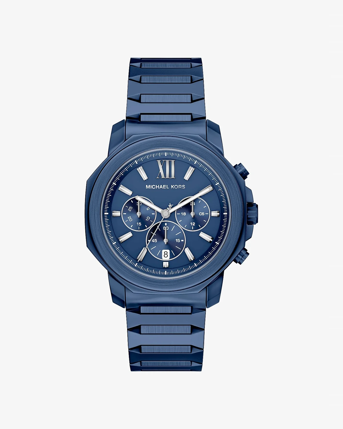 Часы Michael Kors Oversized Prescott синего тона — 1