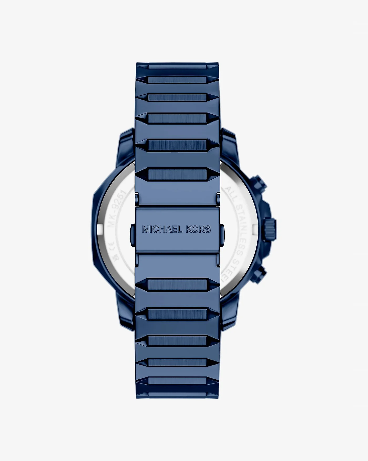 Часы Michael Kors Oversized Prescott синего тона — 3