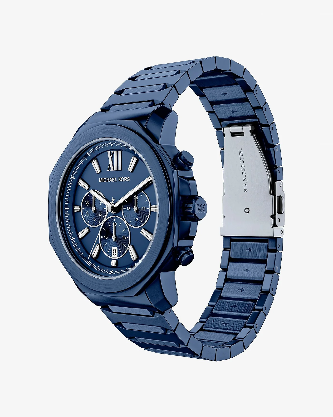 Часы Michael Kors Oversized Prescott синего тона — 5