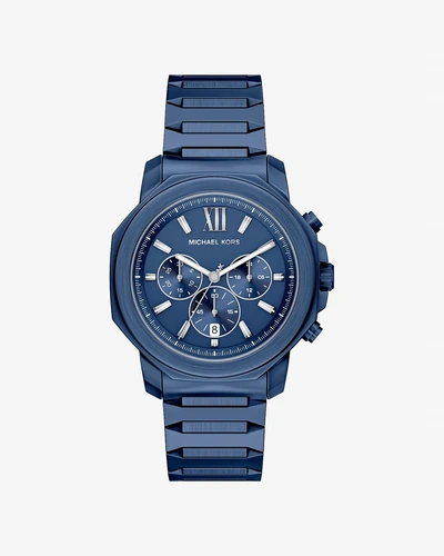 Часы Michael Kors Oversized Prescott синего тона