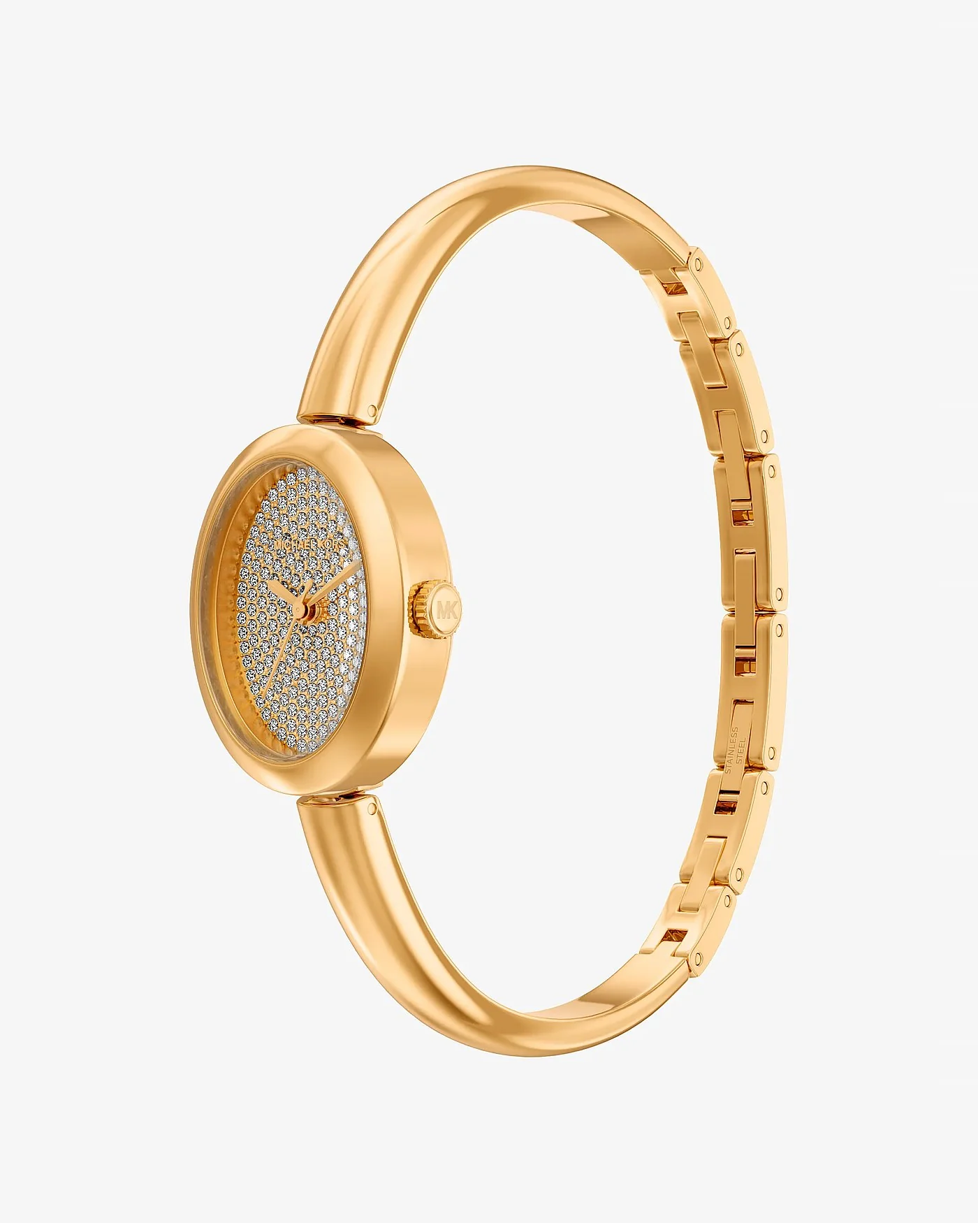 Женские часы-браслет Michael Kors Petite Maude золотистые — 5