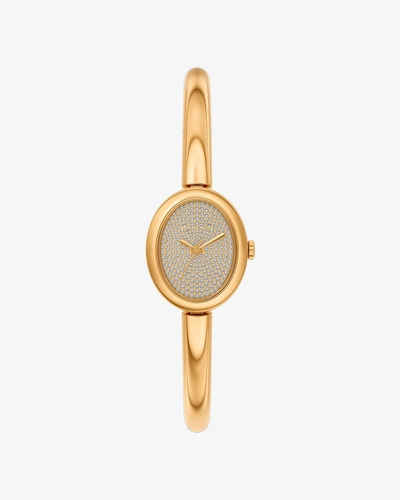 Женские часы-браслет Michael Kors Petite Maude золотистые