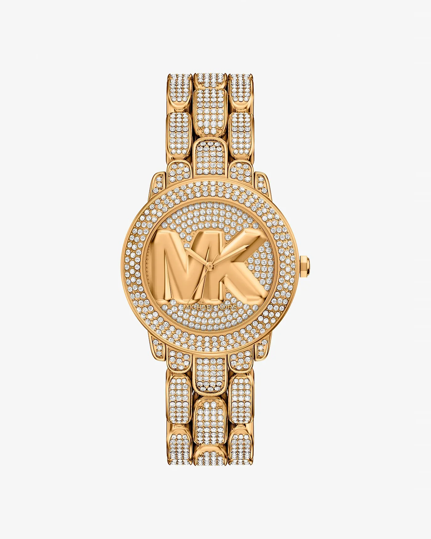Часы Michael Kors Phoebe с паве золотистые — 1
