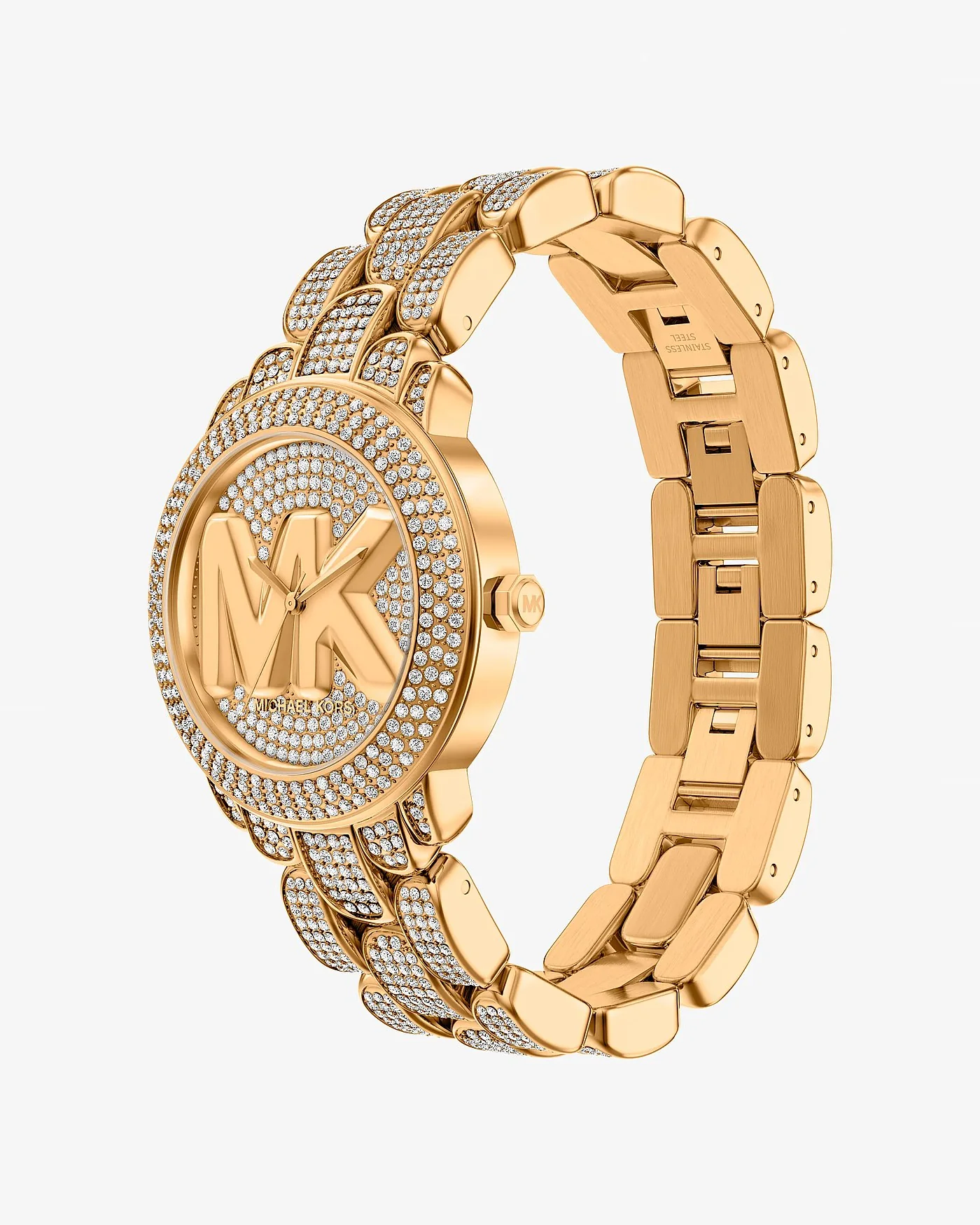 Часы Michael Kors Phoebe с паве золотистые — 5