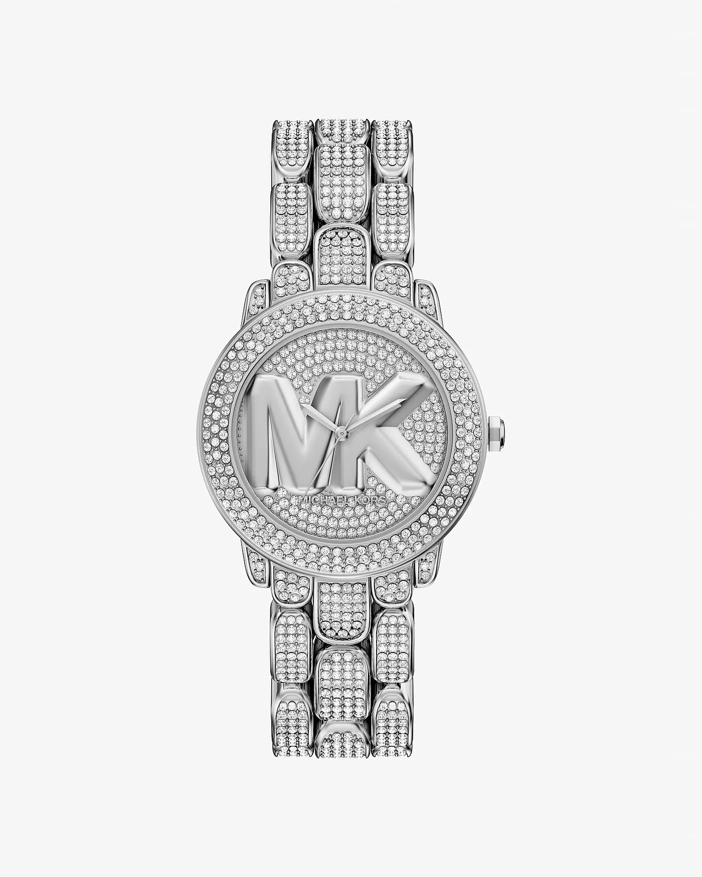 Часы Michael Kors Phoebe с паве, серебристые — 1