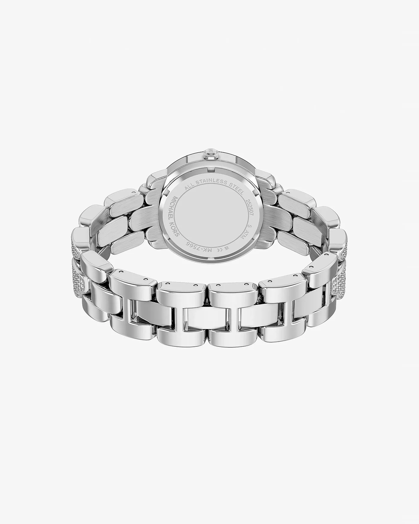 Часы Michael Kors Phoebe с паве, серебристые — 4