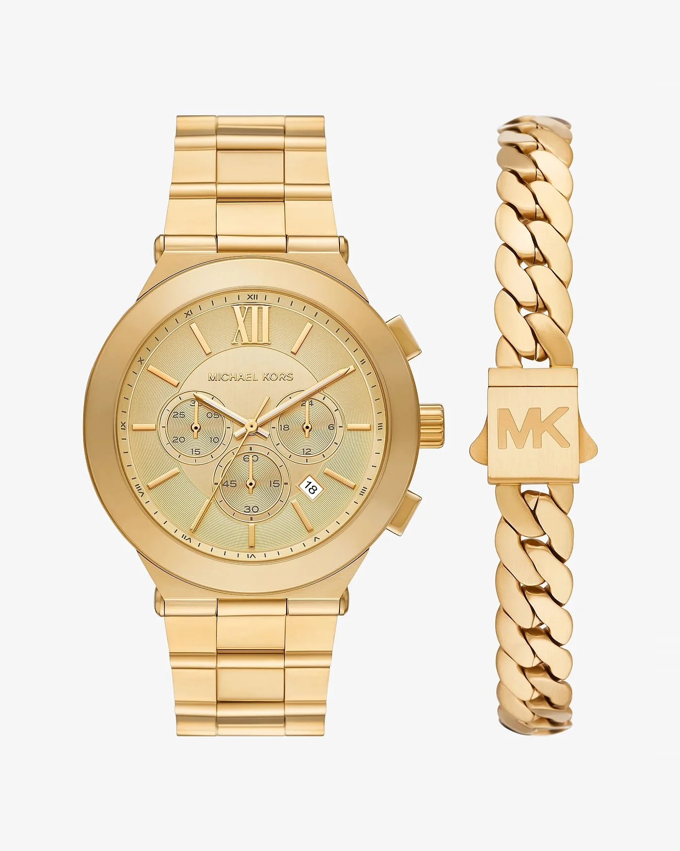 Часы Michael Kors Oversized Billie с браслетом, подарочный комплект — 1