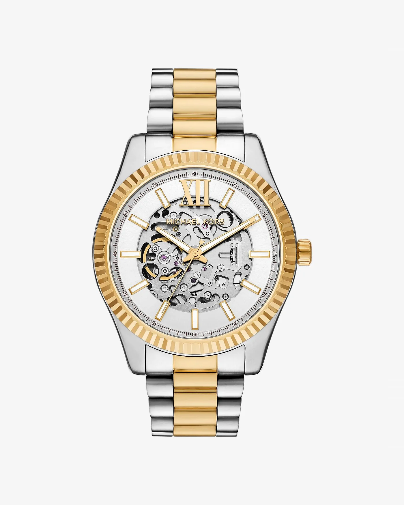 Часы Michael Kors Oversized Lexington двухцветные — 1