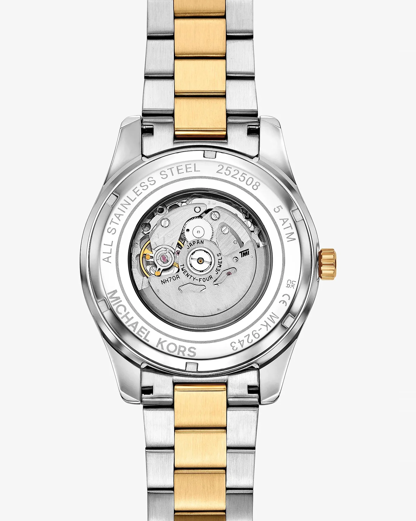 Часы Michael Kors Oversized Lexington двухцветные — 4