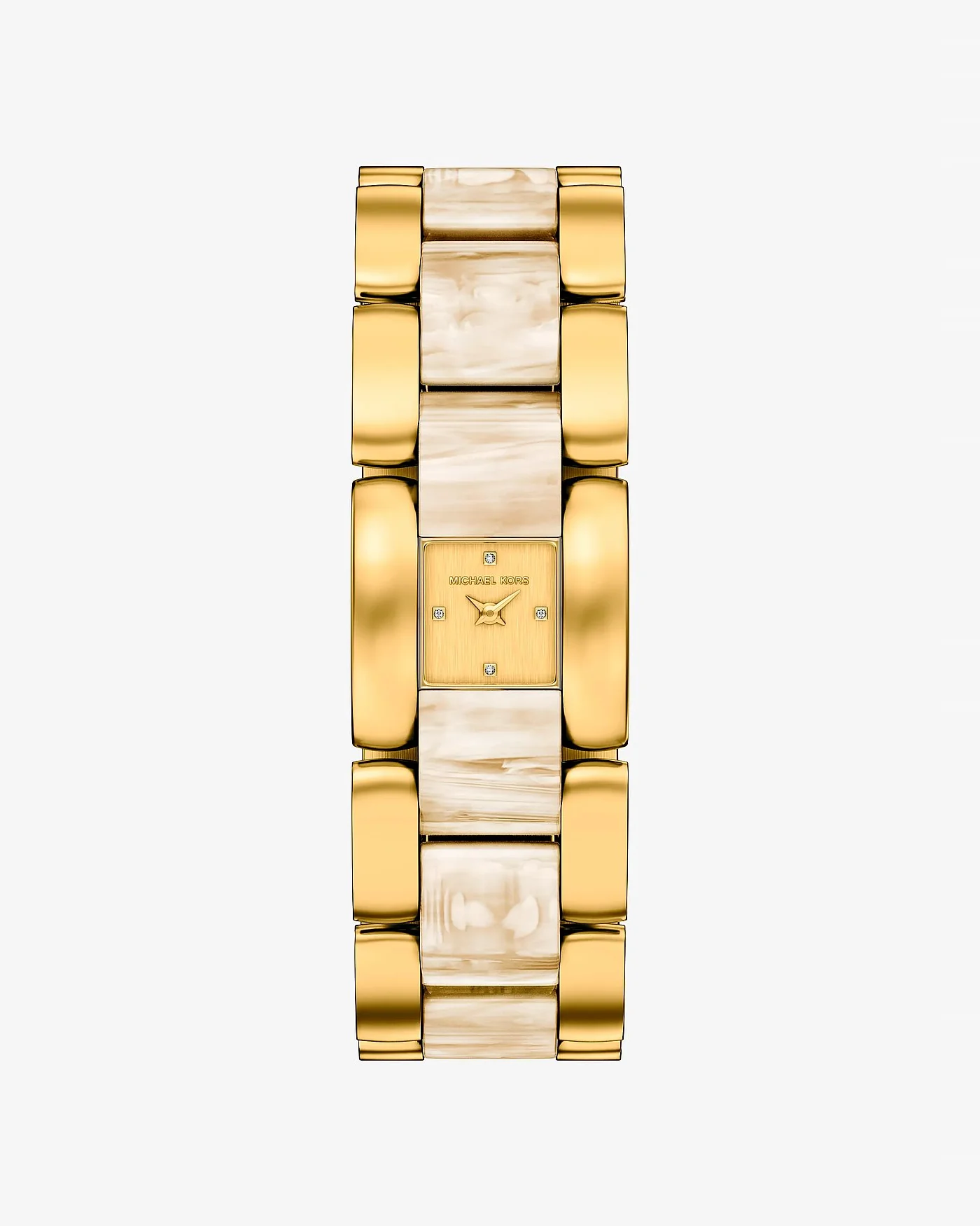 Часы Michael Kors Petite Darrington золотистые с ацетатом — 1