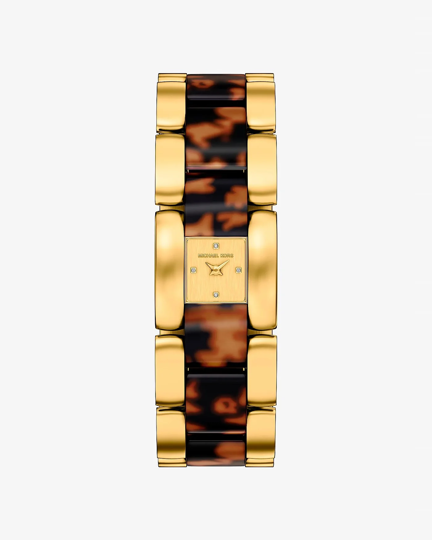 Часы Michael Kors Petite Darrington золотистые с черепаховым ацетатом — 1