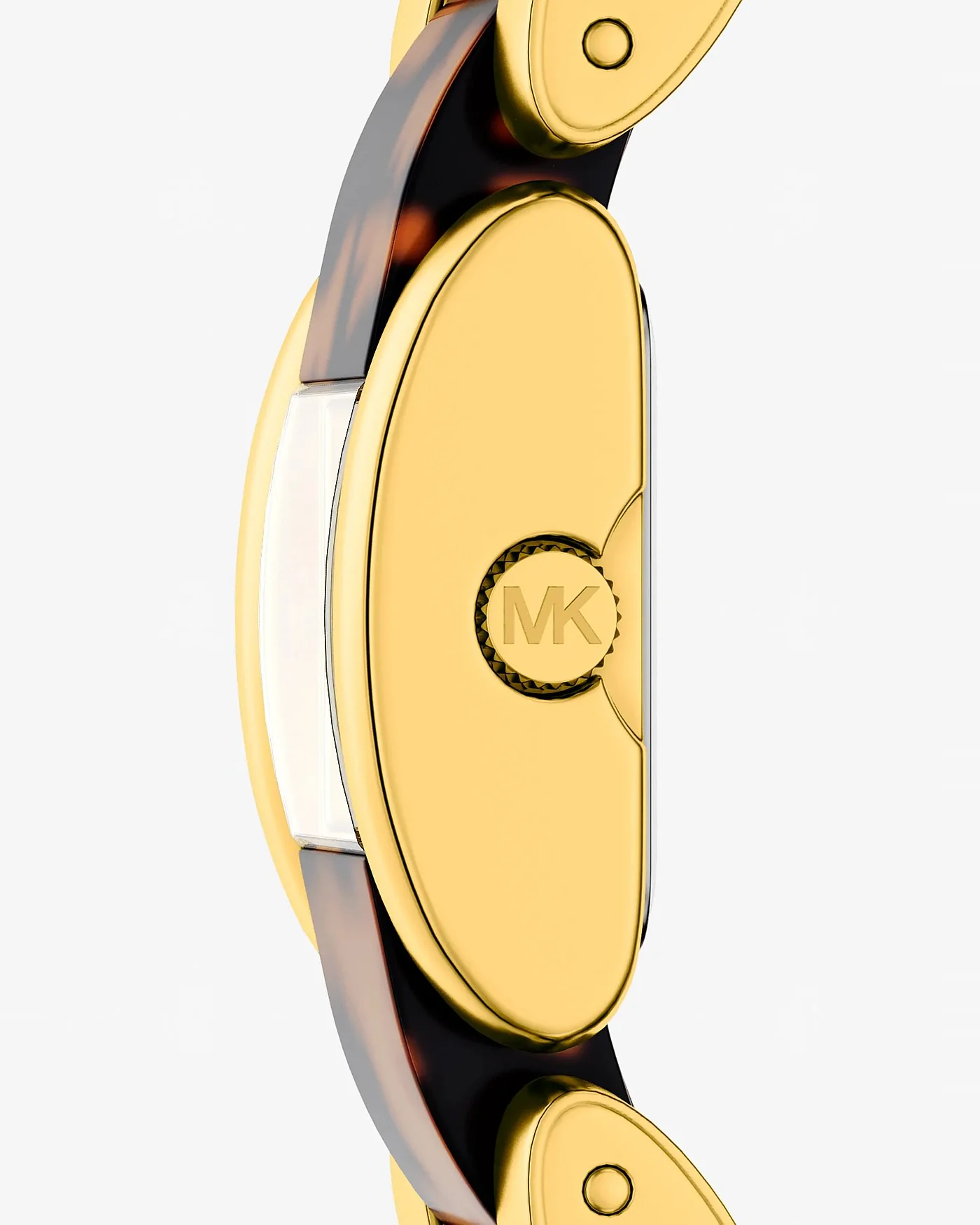 Часы Michael Kors Petite Darrington золотистые с черепаховым ацетатом — 2