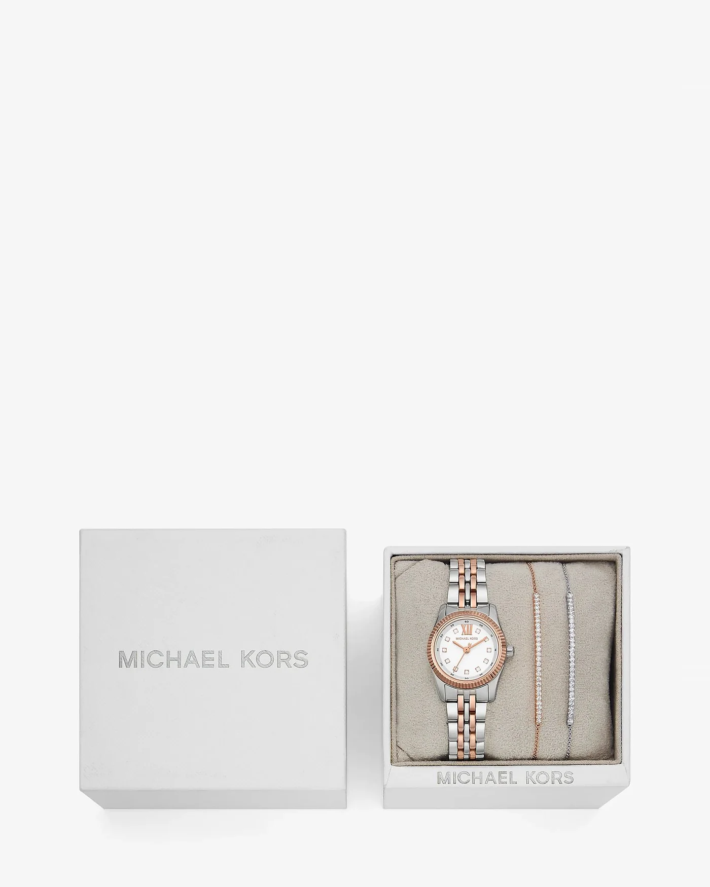 Женские часы Michael Kors Lexington с паве, комплект с браслетом — 4