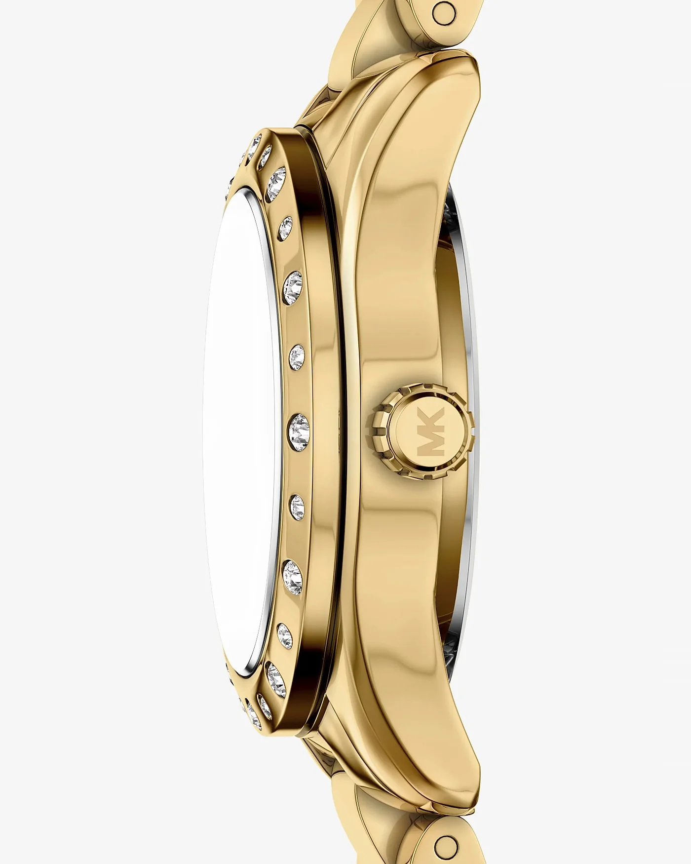 Комплект Michael Kors Petite Lexington: часы с паве и браслет-сердечко — 2