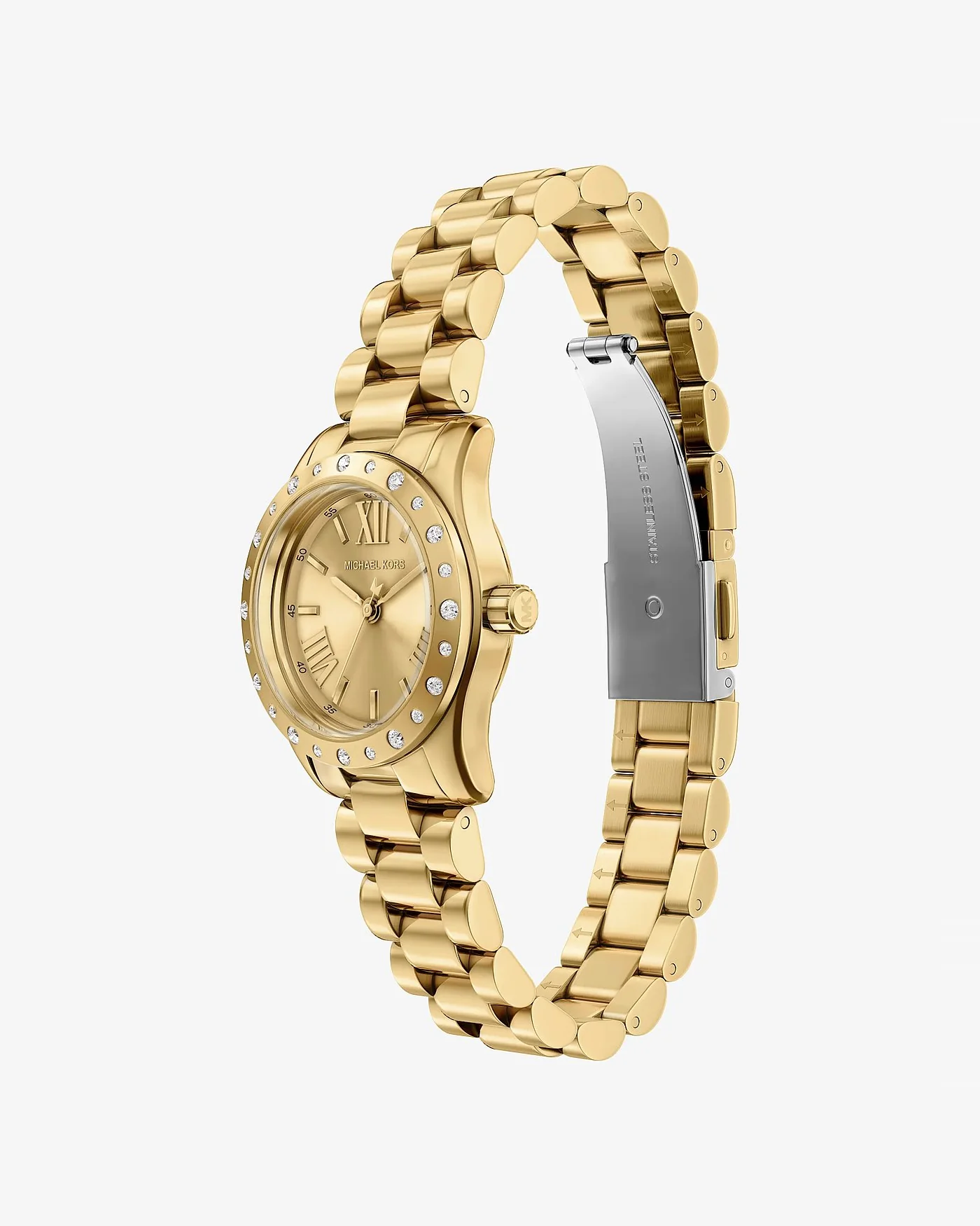 Комплект Michael Kors Petite Lexington: часы с паве и браслет-сердечко — 5