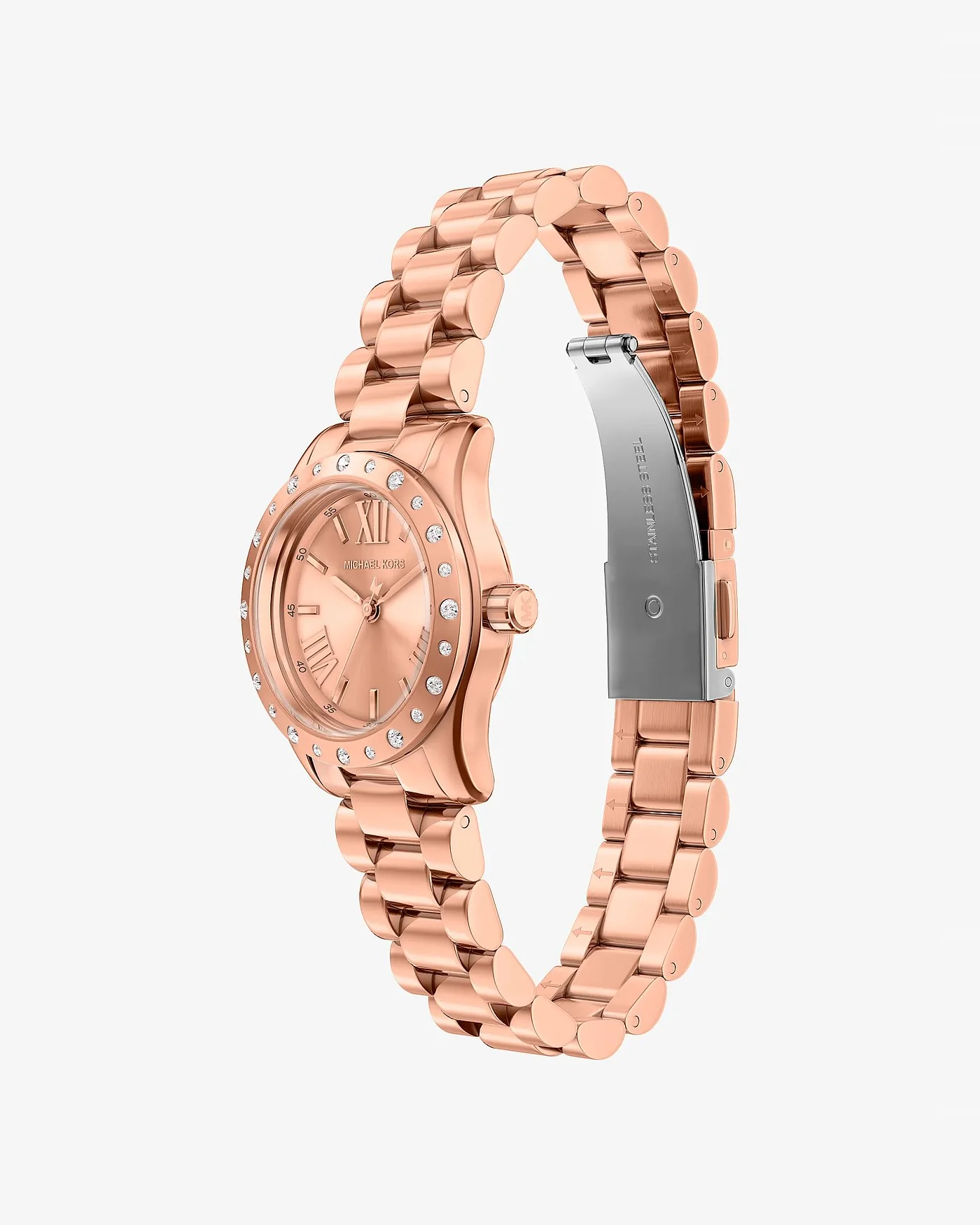 Комплект Michael Kors Petite Lexington с паве: часы и браслет-сердце — 7