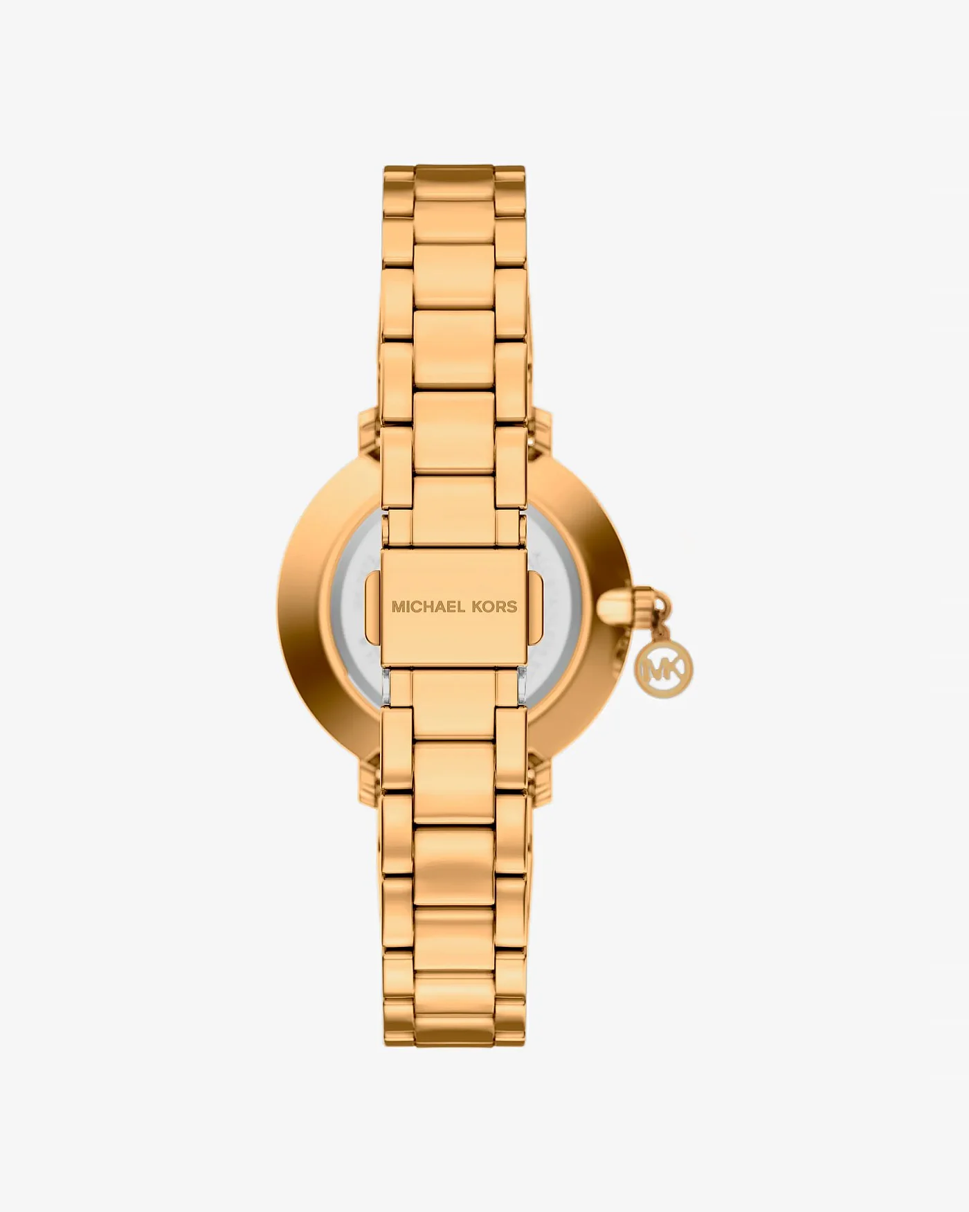 Часы Michael Kors Mini Pyper с паве золотистого цвета — 3