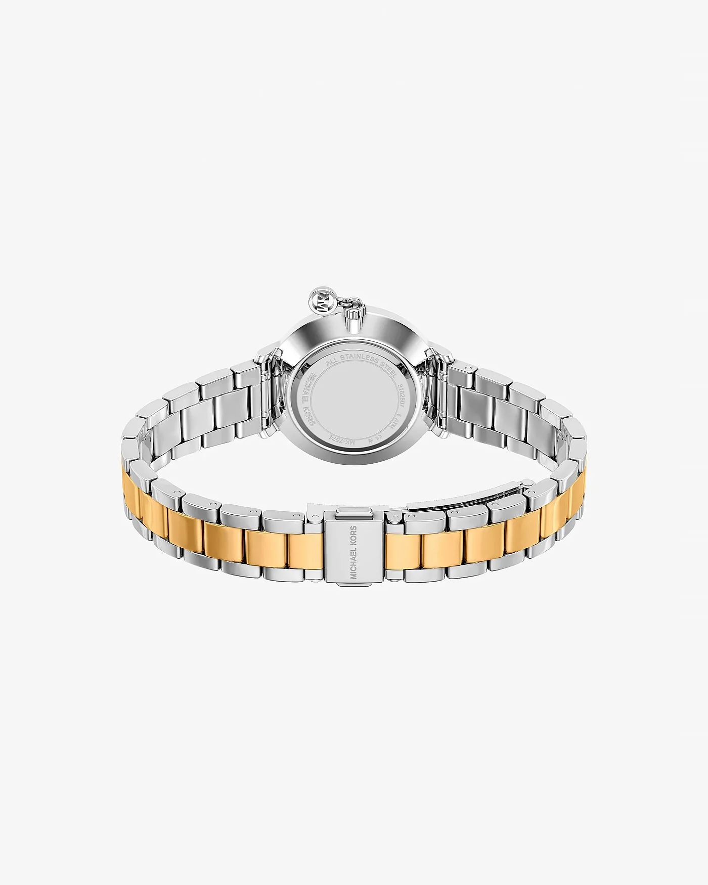 Часы Michael Kors Mini Pyper с паве, двухцветные — 4
