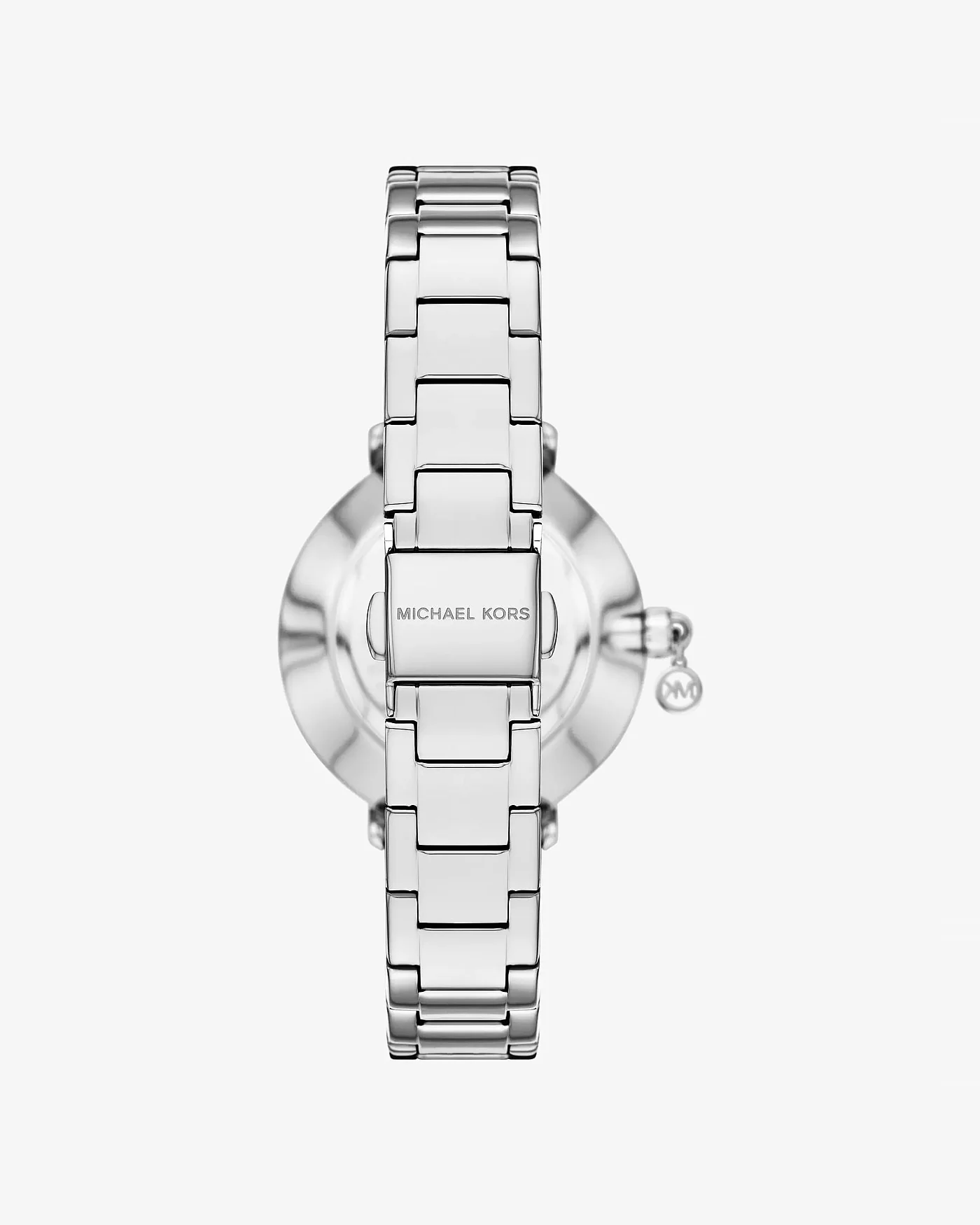 Часы Michael Kors Mini Pyper с паве, серебристые — 3