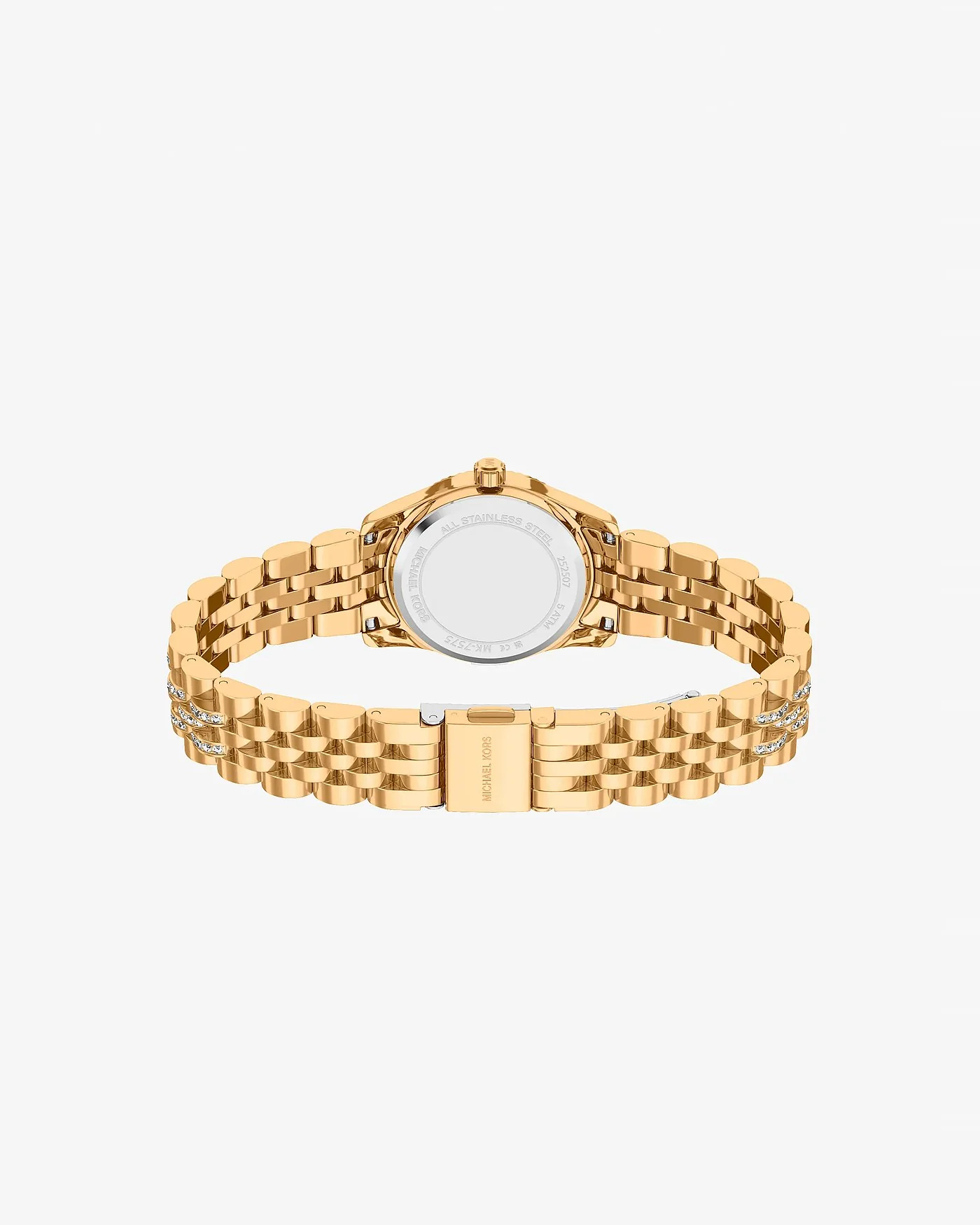 Женские часы Michael Kors Petite Lexington с паве золотистые — 4