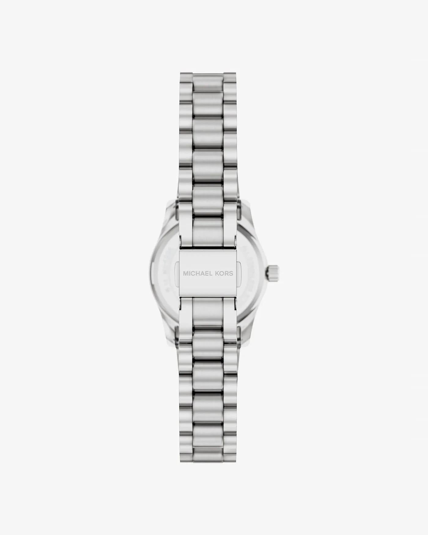 Женские часы Michael Kors Petite Lexington с паве серебристые — 3