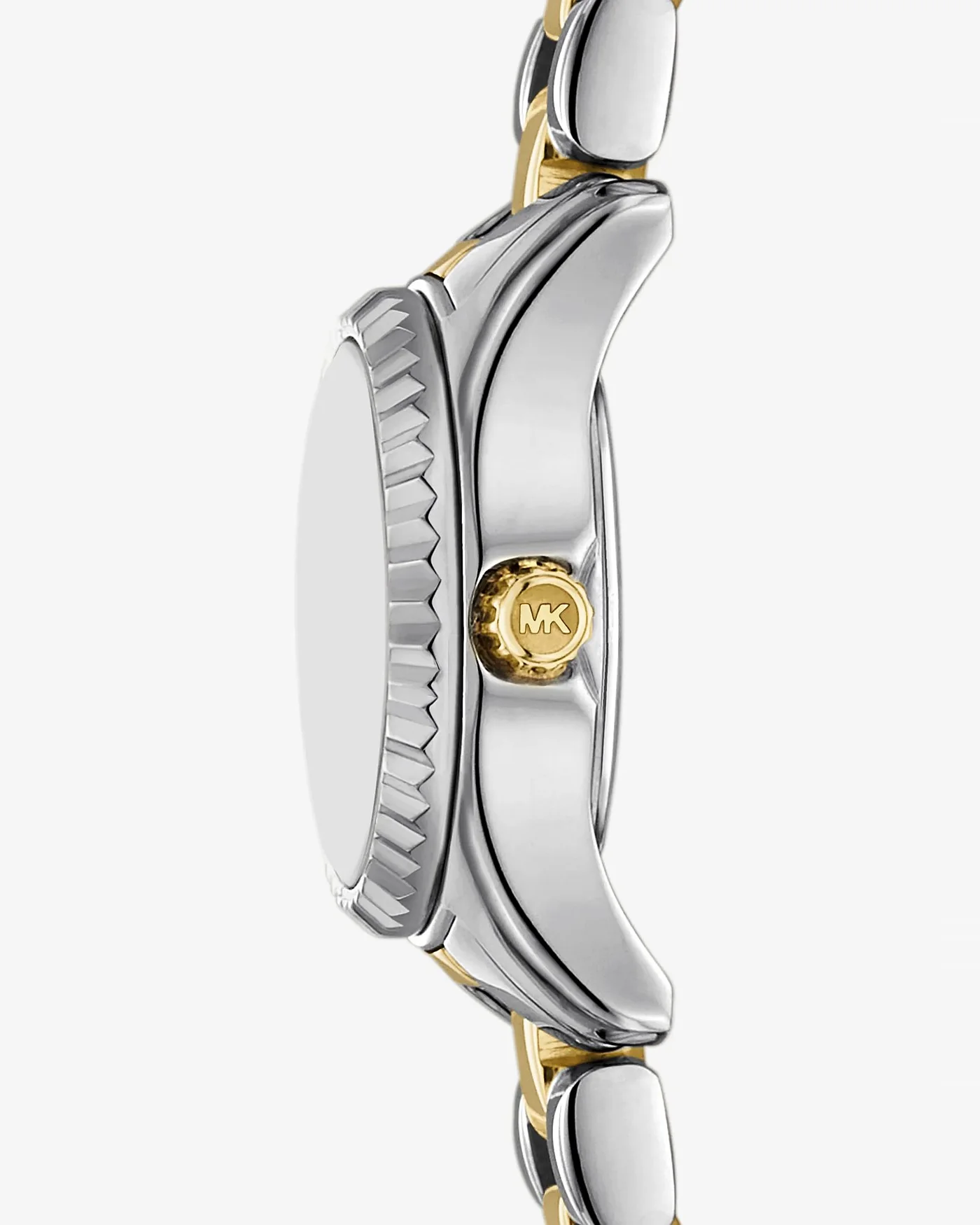 Часы Michael Kors Micro Lexington с паве двухцветные — 2