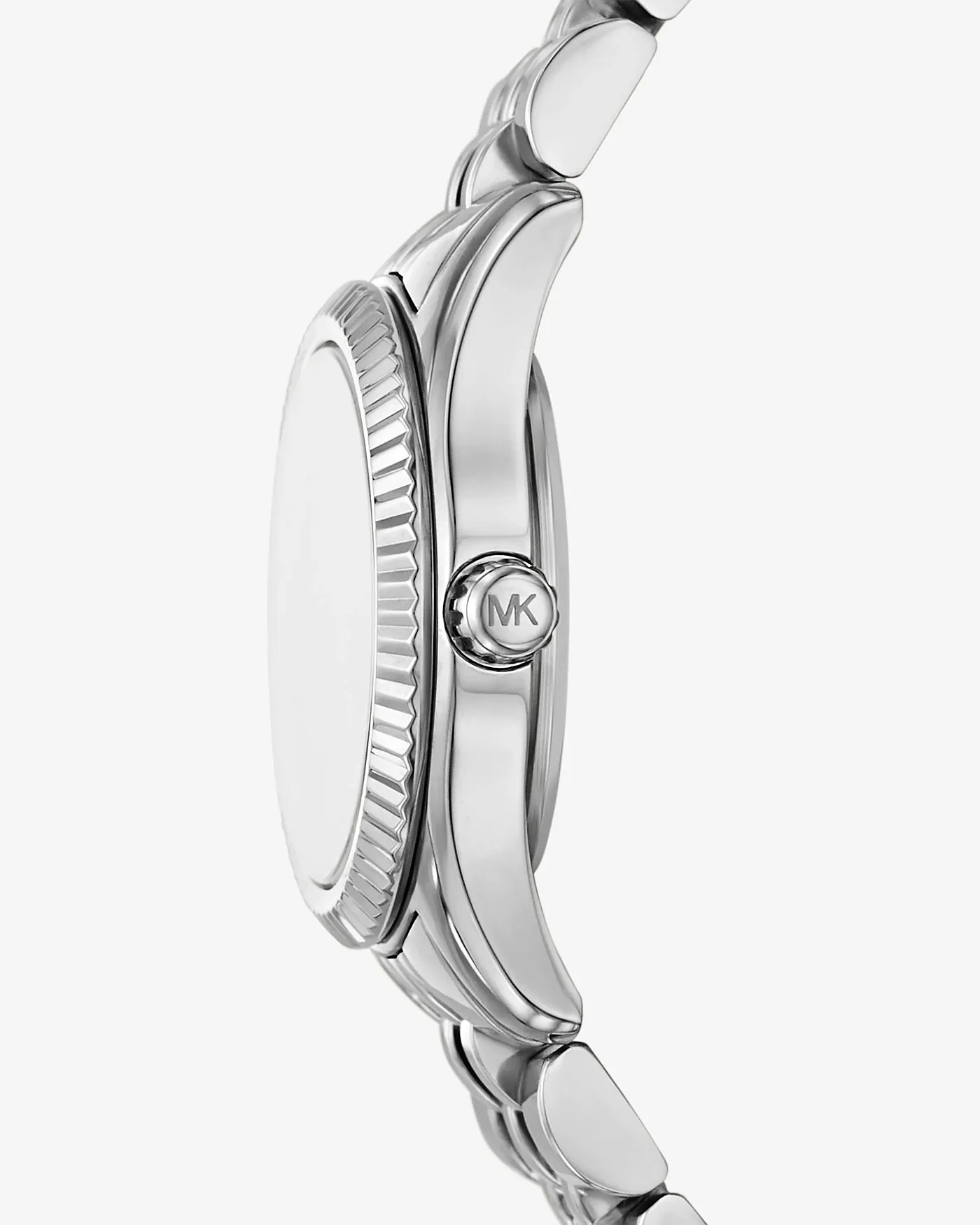 Часы Michael Kors Petite Lexington с паве серебристого цвета — 2
